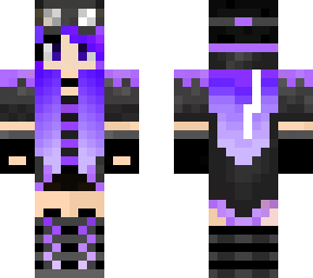 purple wolf girl