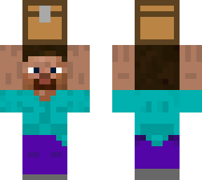 steve con una chest