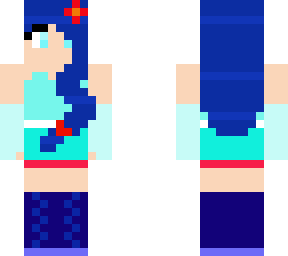 sweet blue girl