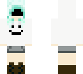 aqua hair girl