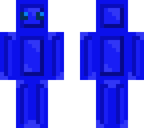 bright blue slime
