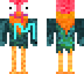 chicken from moana with m logo