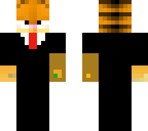 garfeild in suit