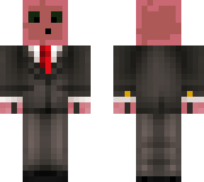 pink slime in suit