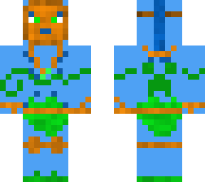 plant person blue