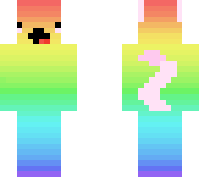 rainbow pastel derpy wolf (twin) -suggestion