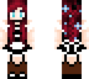red haired maid