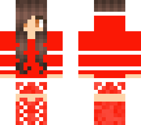 red hoodie girl