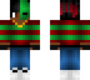 tappinq - christmas - red and green stripes - green mask