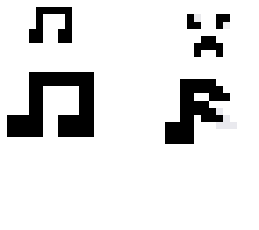 backwards note symbol