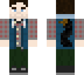 blue vest