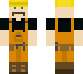 construction worker moustache