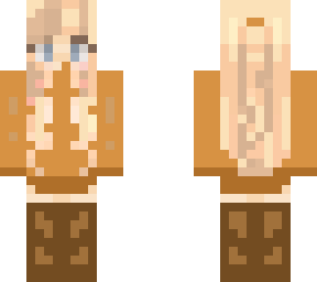 fall blonde girl