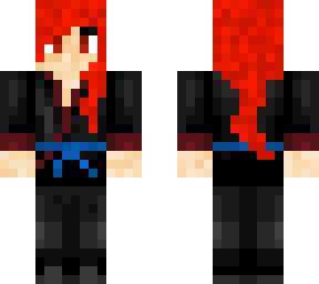 karate girl red