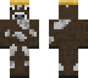 a cow with hood
