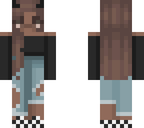 black (with horns)