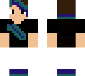 cool dude with blue and purple