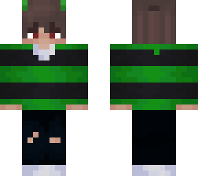emerald green stripes