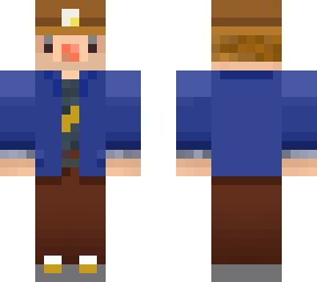 spelunky - blue jacket