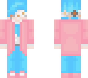 trans boy in school uniform. (flowers on face)