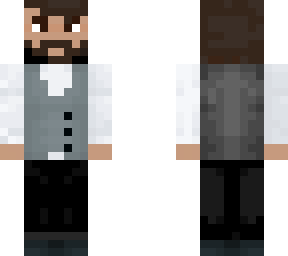 vested and bearded man