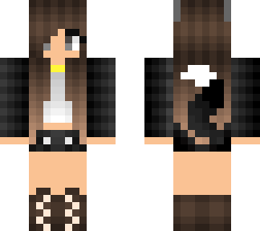 wolf girl with brown hair