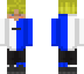 boy capuchon blond blue clothes!