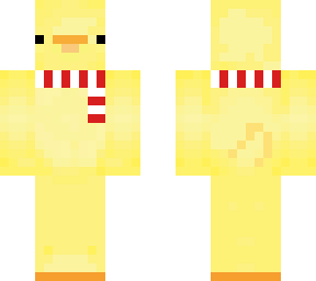 duck with scarf