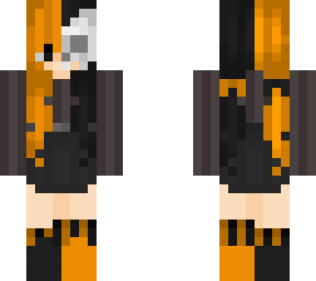 Skull On Half Of Face Minecraft Skins