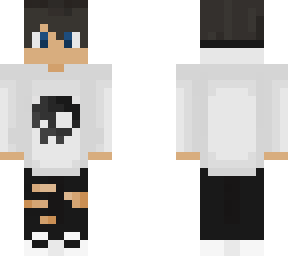 white skull hoodie edit
