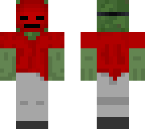 zombie red shirt