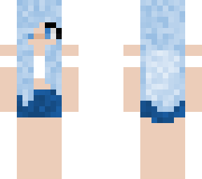 blue girl