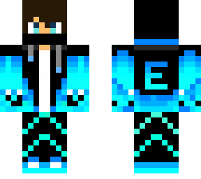 blue hoodie boy
