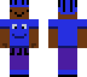 challenged black kid with helmet (blue)