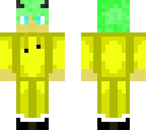 devilish yellow hoodie boy