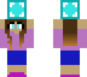 girl holding diamond