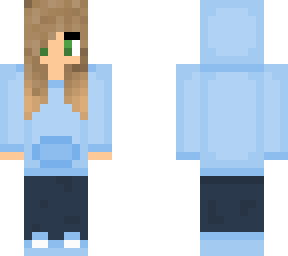 girl with skeppy hoodie
