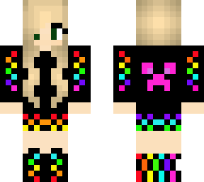 rainbow creeper girl