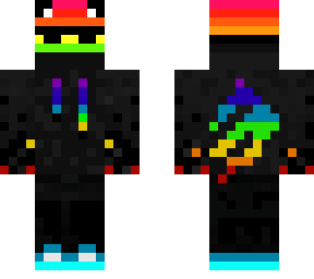 rainbow tiger with sunglasses
