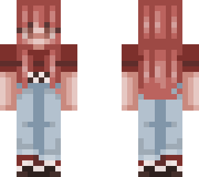 retro red girl