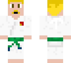taekwondista(cinturon verde punta azul)