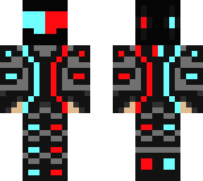 two face sci-fi skin