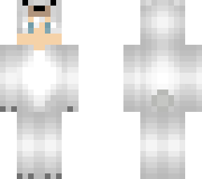 white haired polar boy