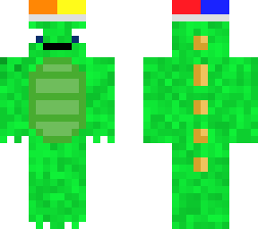 Zouaa Dino Skin With Propeller Hat Minecraft Skin