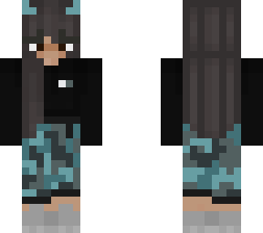 blue camo tumblr girl