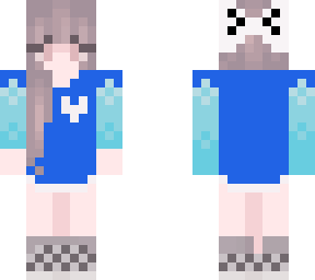 blue girl