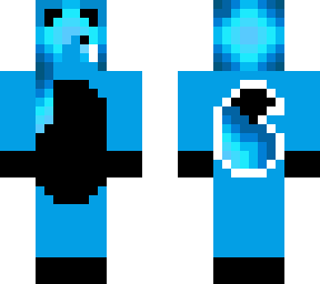 blue magical fox