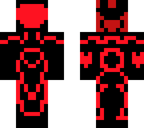 cool red halo skin