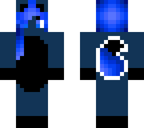 dark blue magical fox