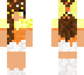 glitter monkey's candycorn halloween skin!!